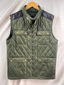 Polo Ralph Lauren Vintage grüne gefütterte Weste Rn110078 LESEN SIEHE FOTOS - Bild 1 von 12