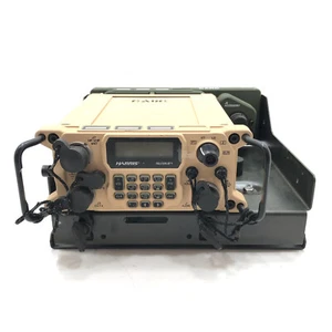 Harris RF-7800H-MP048 Falcon III Wideband Radio w PA Adapter & Shock Mount Tan 1 - Picture 1 of 13