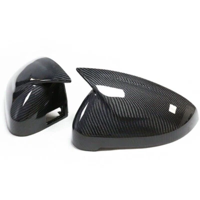Tapa de cubierta de espejo retrovisor lateral de coche de fibra de carbono para AUDI A4 B9 S4 RS4 A5 S5 RS5 2016-2023 Foto 1 de 4
