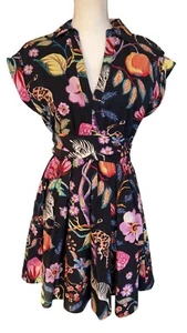 Maeve by Anthropologie Floral mini dress 100% cotton size 4 - Picture 1 of 10