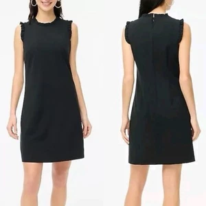 J. Vestido de Traje Crew Factory Cuello con Volantes 0 Negro Oficina Trabajo Profesional - Imagen 1 de 10