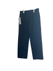 Cat & Jack Boys Straight Leg Pants Size 7 dark blue Cotton Blend. NWT. - Picture 1 of 7