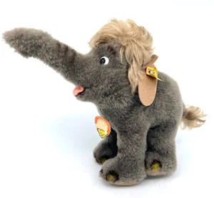 Steiff Baby Hathi Elephant 1968 Disney Plush 20cm 8in ID Button Tags Jungle Book - Picture 1 of 14