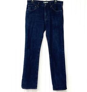 Gap 1969 Herren Denim Jeans Größe 32x32 gerades Bein Hose dunkle Waschung Baumwolle - Bild 1 von 12