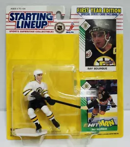 RAY BOURQUE - Boston Bruins alineación inicial 1993 NHL SLU figura de novato y 2 tarjetas - Imagen 1 de 20