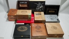 LOT of 11 CIGAR BOXES - Saint Luis Rey, Hemingway, Torano, Excalibur, Sopranos