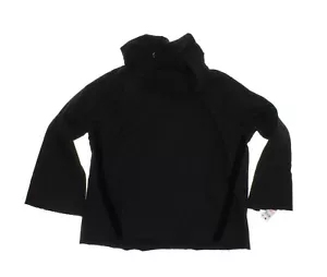 Top pulóver Ideology para mujer talla grande cuello capucha manga ancha - negro - talla 3X - Imagen 1 de 3