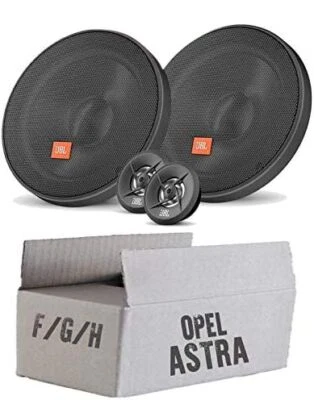 JUST SOUND BEST CHOICE FOR CARAUDIO JBL Lautsprecher für Opel Astra F,G,H - 16cm Boxen Auto - Einbauset - Tüt vorne