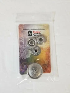 Tandy Leather Compass Line 24 Snaps 1/4 Inch Post 1265-13 - Picture 1 of 2