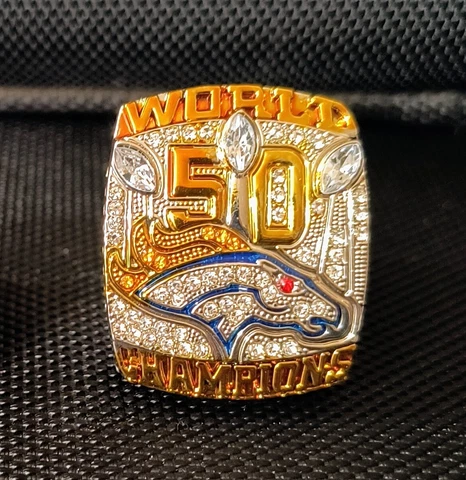 Denver BRONCOS 2015 Miller Super Bowl Championship Ring Cover