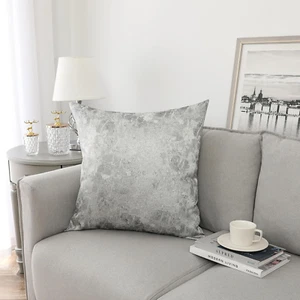 4 Pack Jacquard Decorative Throw Pillow Cover (PC1235L-4PK) | off White/Silver S - Picture 1 of 7