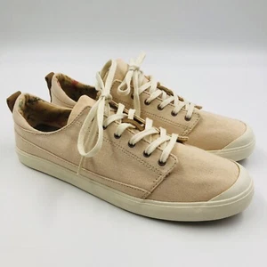 Reef Womens Size 10 Girls Walled Low Top Canvas Casual Sneaker Shoes Pink Beige - Picture 1 of 8