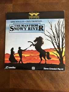 The Man From Snowy River Extended Play Stereo Laserdisc Kirk Douglas - Picture 1 of 2