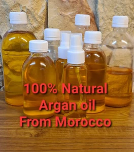 Moroccan Argan Oil 100% NATURAL Pure Golden Elixir For Hair, Skin & Massage - Picture 1 of 7