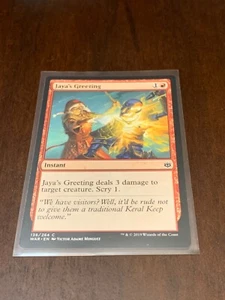 Magic the Gathering War of the Spark Jaya's Greeting - Picture 1 of 2