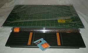 NEW BIRCH CRAFT DOUBLE SIDED CUTTING MAT & FISKARS 30CM PAPER TRIMMER - Picture 1 of 1