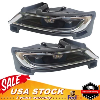 For 2015-2021 Chrysler 300 LED Pair Fog Lights Bumper Driving Lamps Left + Right - Image 1 of 4