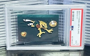 2004 Panini UEFA Euro Mascot Foil Insert Card #3 PSA 9 MINT POP 1 - Picture 1 of 2