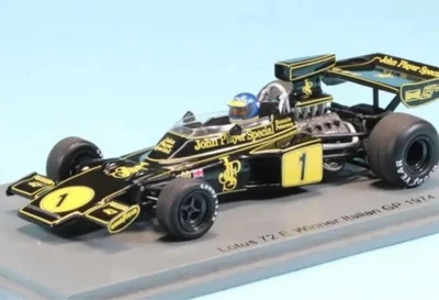 Voiture miniature Spark 1/43 JPS Lotus 72E R. Peterson 1974 Italian GP Winner - Photo 1/4