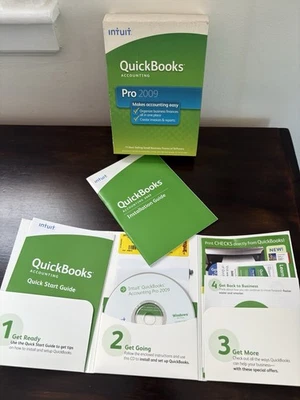 Intuit QuickBooks Pro 2009- Windows XP or Vista Accounting Software WITH KEY - Image 1 of 4