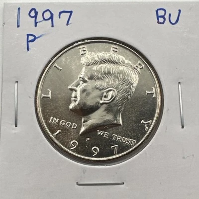 1997-P Kennedy Half Dollar BU (Brilliant Uncirculated) Philadelphia Mint - Image 1 of 3