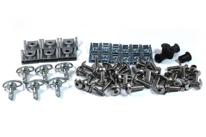 for Honda VFR750 RC30 1987-1990 Stainless Fairing & Screen Bolt Screw Dzus Kit - Picture 1 of 7