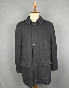 Burberry Vintage Wool Coat Size 54 Men's - Picture 1 of 11