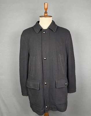 Burberry Vintage Wool Coat Size 54 Men's - Image 1 of 4