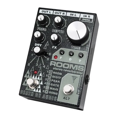 Death By Audio Rooms Estéreo, Multifunción Digital Reverb Efectos Pedal (NUEVO) Foto 1 de 2