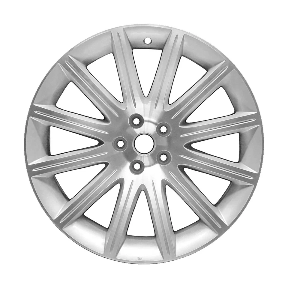 Rueda plateada mecanizada y pintada 20x8 usada se adapta a 560-02281 Foto 1 de 1