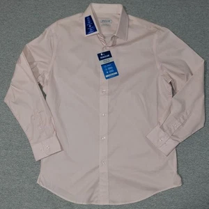 Haggar Premium Comfort Classic Fit Dress Shirt Men's 15-15.5 32/33 Light Pink - Picture 1 of 10