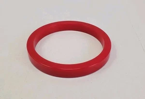 Vintage Kirschrot Bakelit Kunststoff Armreif Armband Schmuck  - Bild 1 von 4