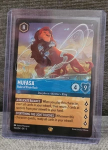Disney Lorcana Mufasa Gobernante del Orgullo Rock 150/204 Legendario Sin Lámina - Imagen 1 de 1