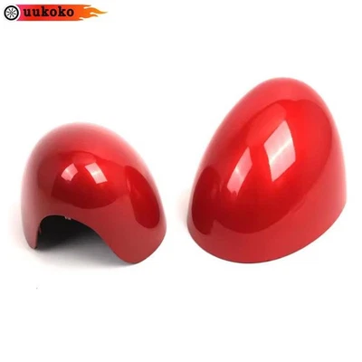 Pair Car Rearview Mirror Housing Red For Mini Cooper F54 F55 F56 F60 2014-2019 Foto 1 de 4