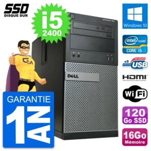 PC Tour Dell OptiPlex 390 MT I5-2400 RAM 16GB SSD 120GB HDMI Windows 10 Wifi - Bild 1 von 5