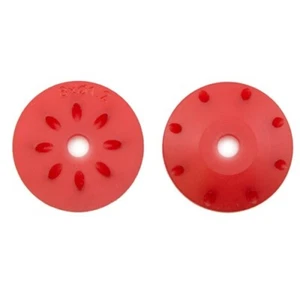 Ultimate RC Stoßdämpfer Kolbenplatten 8x1.2mm (2) konisch 16mm schräge Löcher - Bild 1 von 3