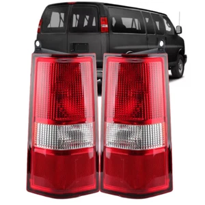 For Chevy Express/GMC Savana 2003 2004-2023 Halogen Tail Light Lamp Left&Right - Picture 1 of 8