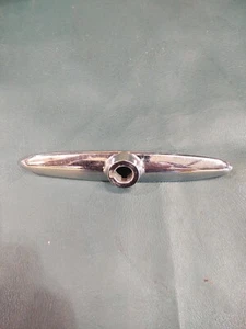 NICE ORIGINAL OEM MOPAR 1950 1951 1952 1953 Plymouth Trunk Handle CHROME BEZEL - Picture 1 of 7