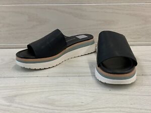 Dolce Vita Milo Wedge Slide Sandal, Women's Size 9.5 M, Black MSRP $100