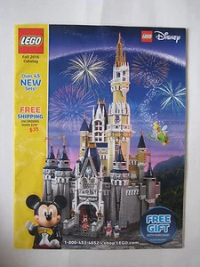 Fall 2016 Disney Castle cover LEGO CATALOG Mickey Minnie Mouse Tinkerbell world - Picture 1 of 2