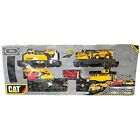 Ensemble train motorisé jouet Caterpillar CAT Construction Express 17 pieds de voie