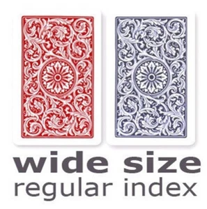 Copag 1546 Red & Blue Wide - Regular Index Playing Cards - Picture 1 of 1