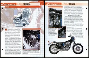 Honda CB750 Four - Technical - Essential Superbike Data File Page - Picture 1 of 1