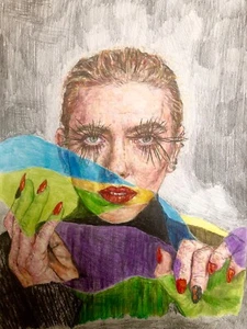 Scarlett Johansson pencil drawing - Picture 1 of 2