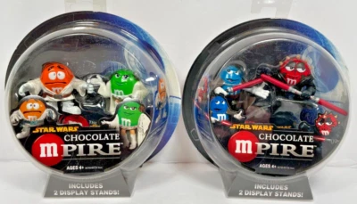 STAR WARS M&Ms Chocolate MPIRE Figure Lot of 2 Sets 2005 Hasbro Brand New In Box - Image 1 of 4