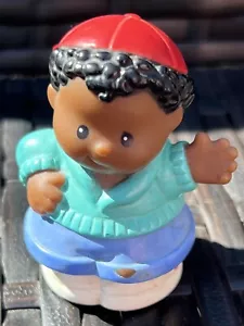Fisher Price Little People TOY boy with red hat 1997 2.25” - Picture 1 of 10