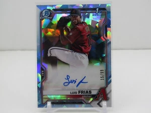 LUIS FRIAS 2021 BOWMAN CHROME ATOMIC REFRACTOR AUTOGRAPH AUTO #15/99!! - Picture 1 of 2
