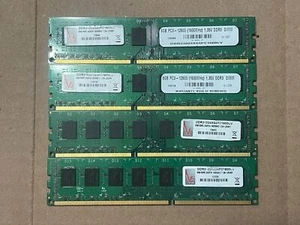 32 GB TOTAL 4X8GB 2RX8 DDR3 1600U MEMORY MODULES V2 L9-6 (1) - Picture 1 of 2