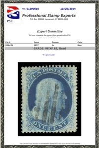 #24 Used PSE Graded 85, PSE Cert # 01290616 - Picture 1 of 1
