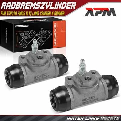 2x Cylindre ARRIÈRE GAUCHE + R pour Toyota Hiace III IV Land Cruiser 4 Coureur - Photo 1/4